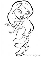 Bratz coloring picture