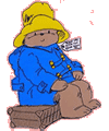 Paddington Bear coloring pages